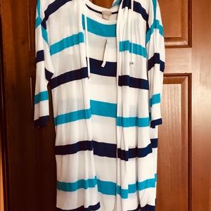 Chicos summer sweater set. Size 2 (12-14)